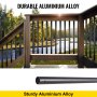 VEVOR Deck Balusters, 101 Pack Metal Deck Spindles, 26"x0.75" Staircase Baluster with Screws, Aluminum Alloy Deck Railing for Wood and Composite Deck, Circle Baluster for Outdoor Stair Deck Porch