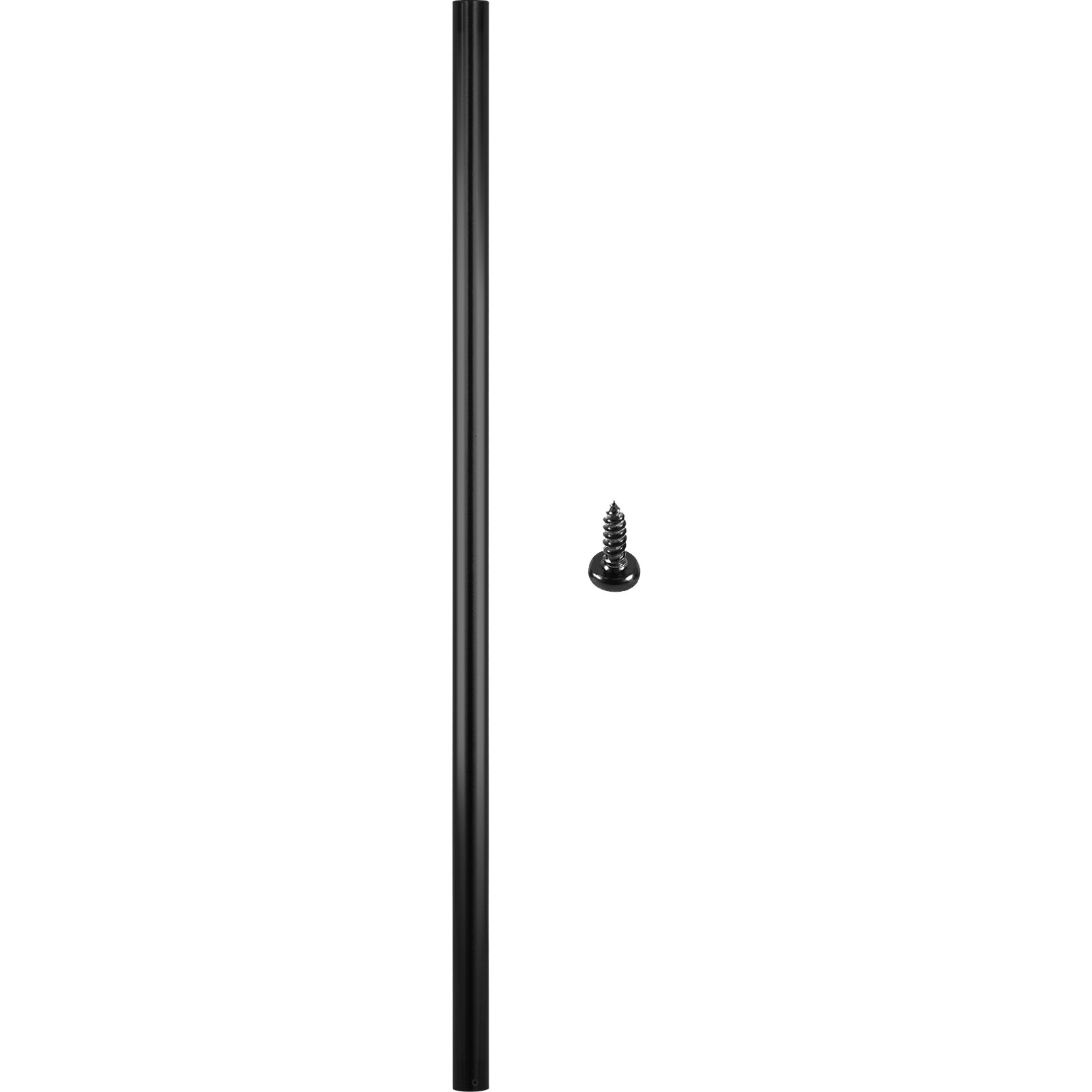 VEVOR Deck Balusters, 101 Pack Metal Deck Spindles, 26"x0.75" Staircase Baluster With Screws, Aluminum Alloy Deck Railing for Wood and Composite Deck, Circle Baluster for Outdoor Stair Deck Porch