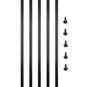 VEVOR Staircase Balusters 51-Pack, 32 In. Aluminum Stair Balusters, 3/4