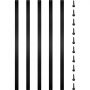 VEVOR Deck Balusters, 76 Pack Metal Deck Spindles, 29.5"x1"x0.2" Staircase Baluster with Screws, Aluminum Alloy Deck Railing for Wood and Composite Deck, Stylish Baluster for Outdoor Stair Deck Porch