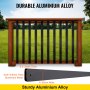 VEVOR Deck Balusters, 76 Pack Metal Deck Spindles, 29.5"x1"x0.2" Staircase Baluster with Screws, Aluminum Alloy Deck Railing for Wood and Composite Deck, Stylish Baluster for Outdoor Stair Deck Porch