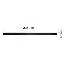 VEVOR Deck Balusters Metal Deck Spindles 76 Pack 29.5"x1"x0.2" Aluminum Alloy Railing