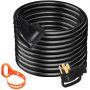 VEVOR 50Ft 50 Amp RV Extension Cord Durable Premium Power Cord RV 26.5mm Wire Diameter Extension Cord Copper Wire RV Cord Power Supply Cable for Trailer Motorhome Camper with Handles