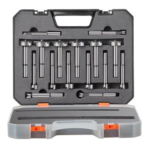 VEVOR Forstner Bit Set 16 Pcs Drill Bits 1/4" to 1-5/8"