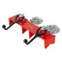VEVOR Pipe Welding Vise, 1/2" to 8" Pipe Welding Clamp with Dual Chains & Crank Handles, Heavy-Duty Cast Iron Welding Vise for a Variety of Pipes