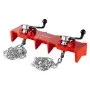 VEVOR Pipe Welding Vise, 1/2" to 8" Pipe Welding Clamp with Dual Chains & Crank Handles, Heavy-Duty Cast Iron Welding Vise for a Variety of Pipes
