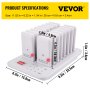 VEVOR Restaurant Pager 16 Coasters Paging System Max 98 Nursery Pager Wireless Paging Queuing Calling System 350-500m with Vibration, Flashing and Buzzer for Social Distance Food Truck Hotels Cafes