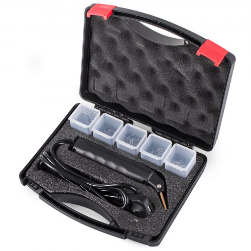 VEVOR Plastic Welder Kit, Car Bumper Repair Kit with 400 Pcs Staples, 50W Hot Stapler Plastic Repair Gun for Car Parts, Car Bumpers, and Plastic Repair