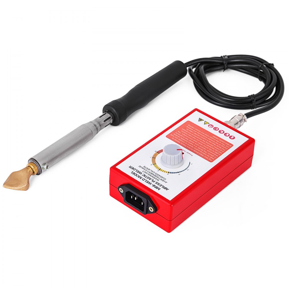 VEVOR Airless Plastic Welder Mini Weld Model 7 Variable Temperature Rods Tips