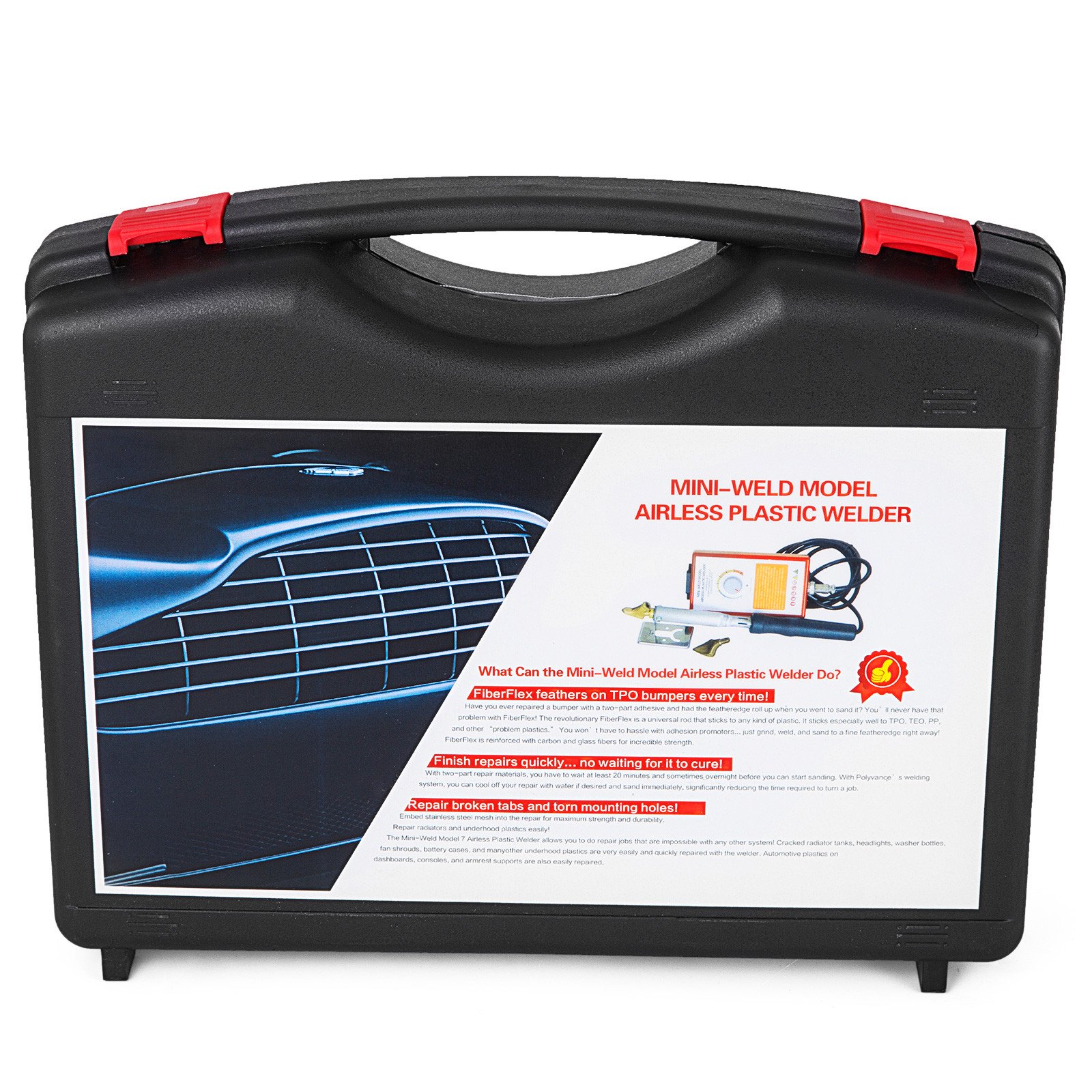 VEVOR Airless Plastic Welder Mini Weld Model 7 Variable Temperature Rods Tips