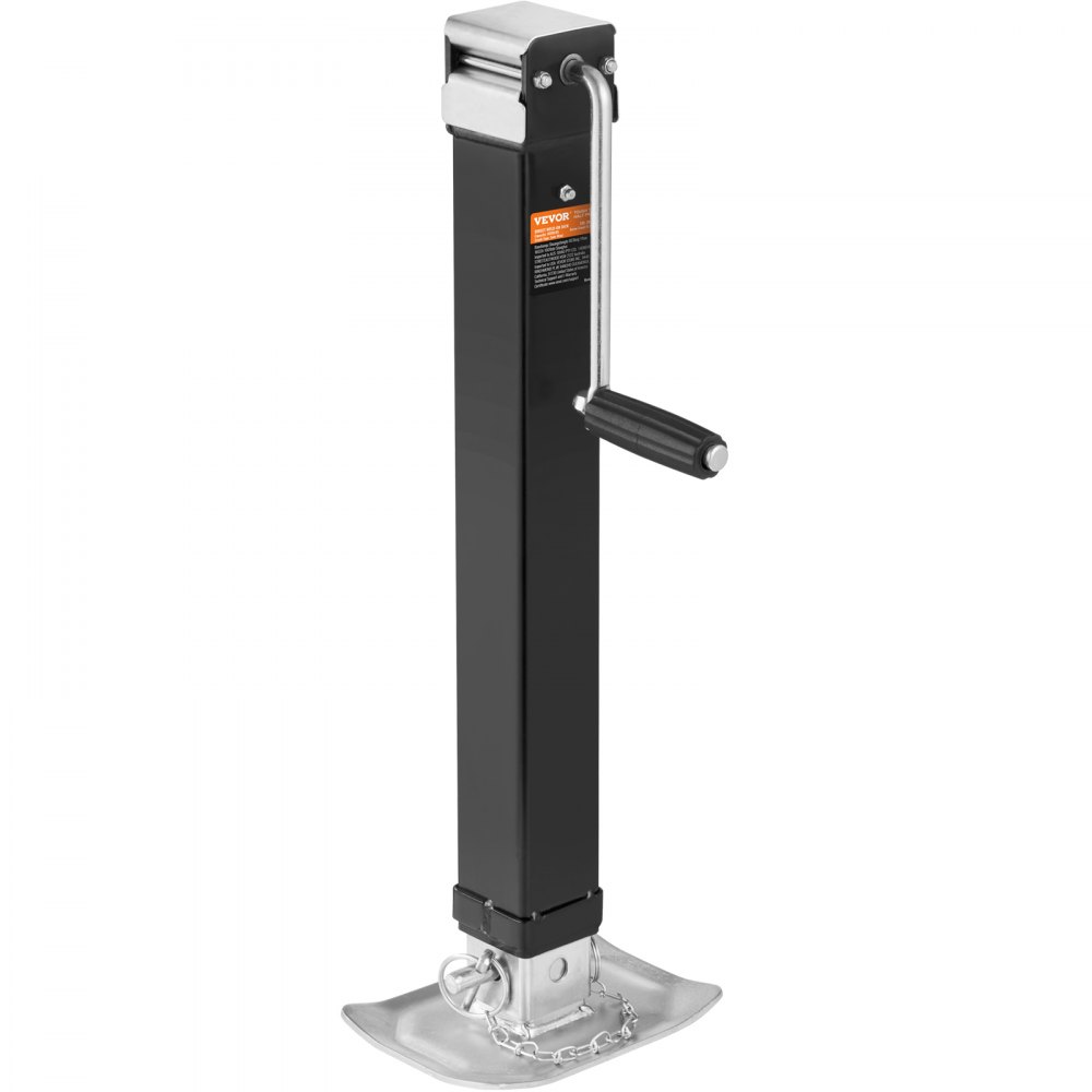 VEVOR Trailer Jack, Trailer Tongue Jack Welding-on 3628.7 kg Weight Capacity, Trailer Jack Stand with Handle for lifting RV Trailer, Horse Trailer, Utility Trailer, Yacht Trailer