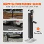 VEVOR Trailer Jack, Trailer Tongue Jack Welding-on 8000 lb Weight Capacity, Trailer Jack Stand with Handle for lifting RV Trailer, Horse Trailer, Utility Trailer, Yacht Trailer