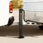VEVOR Heavy-Duty Trailer Jack, 5443 kg Load Capacity, Sidewind Square Direct Weld-on Trailer Jack with Handle Crank, Adjustable Drop Leg, 674 mm Travel for Lifting RV, Utility, Yacht Trailers