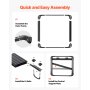 Universal Roof Rack Cargo Carrier Basket 48 x 40 x 5.6 in Car Top Luggage Holder