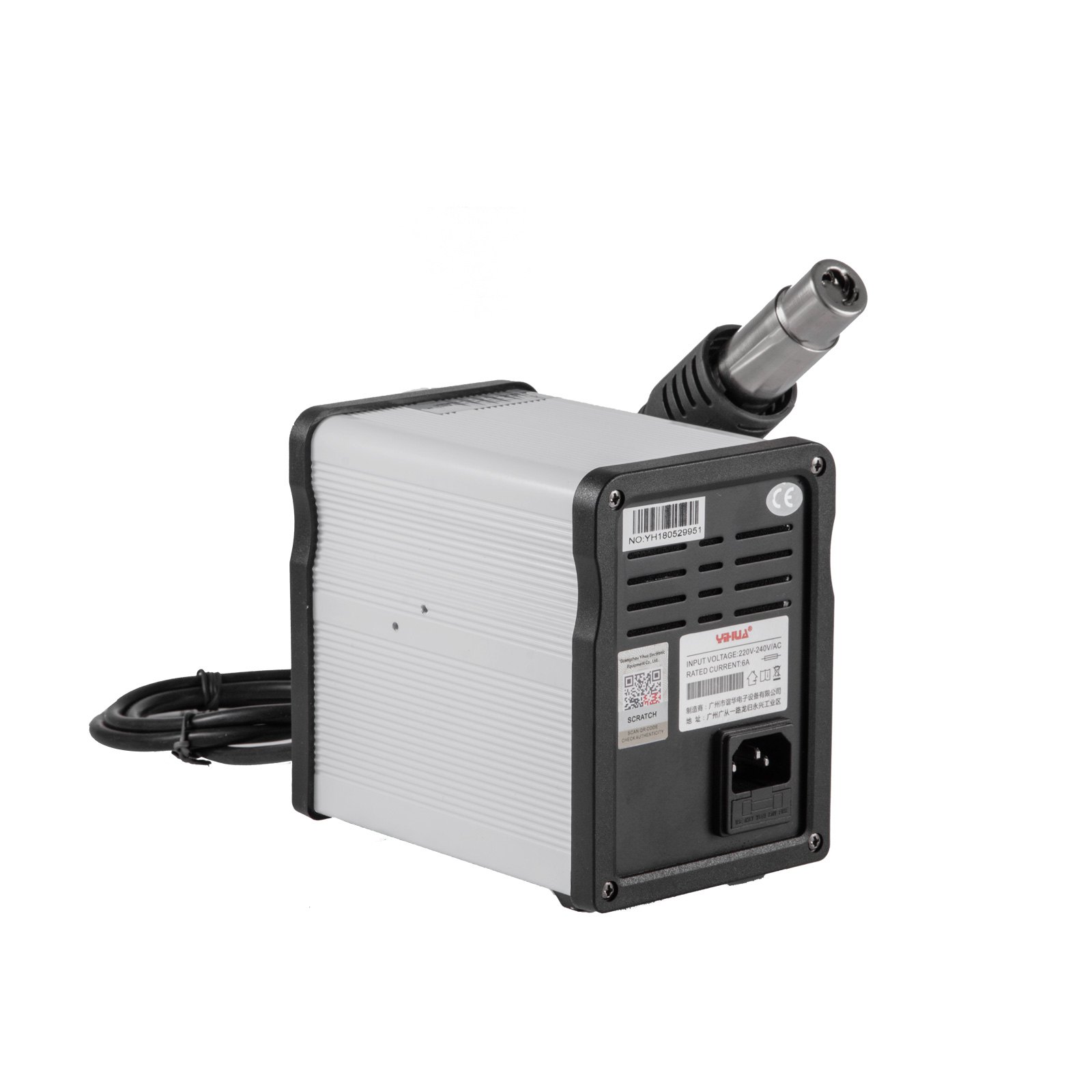 YIHUA 2008D Rework Station Hot Air Gun 650W Digital Desoldering Brushless Fan