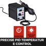 858d Hot Air Smd Soldering Desoldering Rework Station Digital 700w 100-500℃
