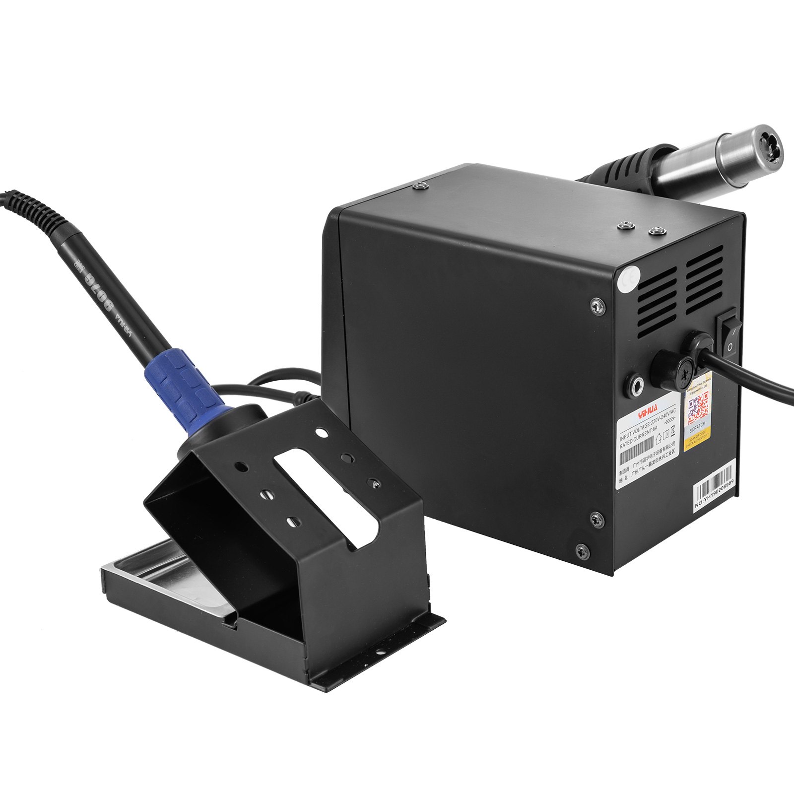 YIHUA 8786D-I Hot Air Gun Desoldering Iron Rework Station 2 in 1 700W Soldering