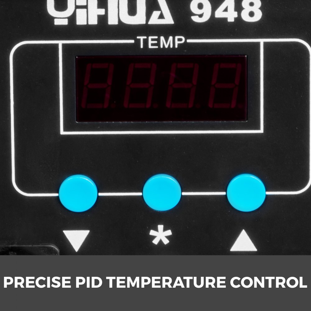 YIHUA 948 Rework Station 60W 2 in1 LCD Soldering Desoldering Hot Air Gun Kit