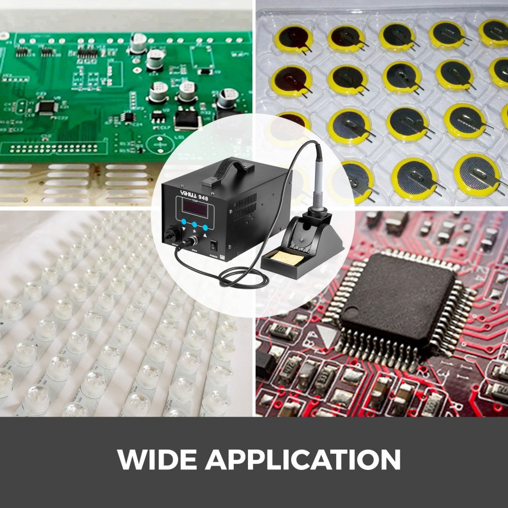 YIHUA 948 Rework Station 60W 2 in1 LCD Soldering Desoldering Hot Air Gun Kit