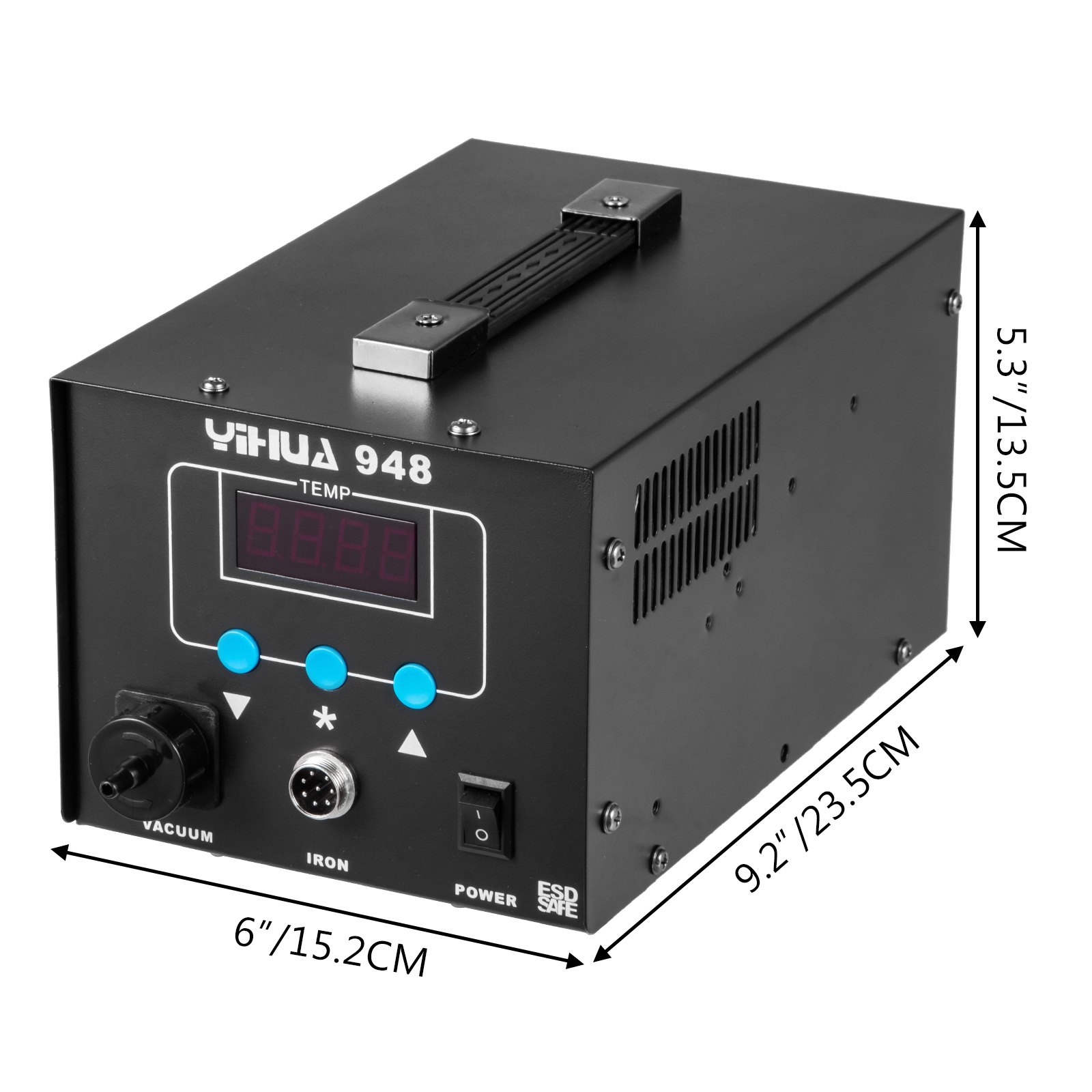 YIHUA 948 Rework Station 60W 2 in1 LCD Soldering Desoldering Hot Air Gun Kit