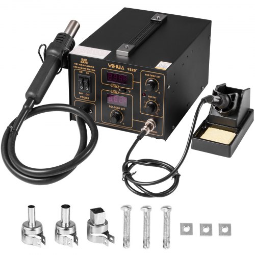 952D+ Hot Air Gun Desoldering Soldering Iron Station 2-in-1 Rework Station 700W