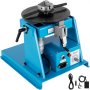 VEVOR 10 KG Rotary Welding Positioner Turntable Table, Mini 2.5 Inch 3 Jaw Lathe Chuck with Pedal, Manual 0-90ºWelding Positioner Chuck 2.5" 3 Jaw Lathe Chuck 180mm Portable Welder Positioner