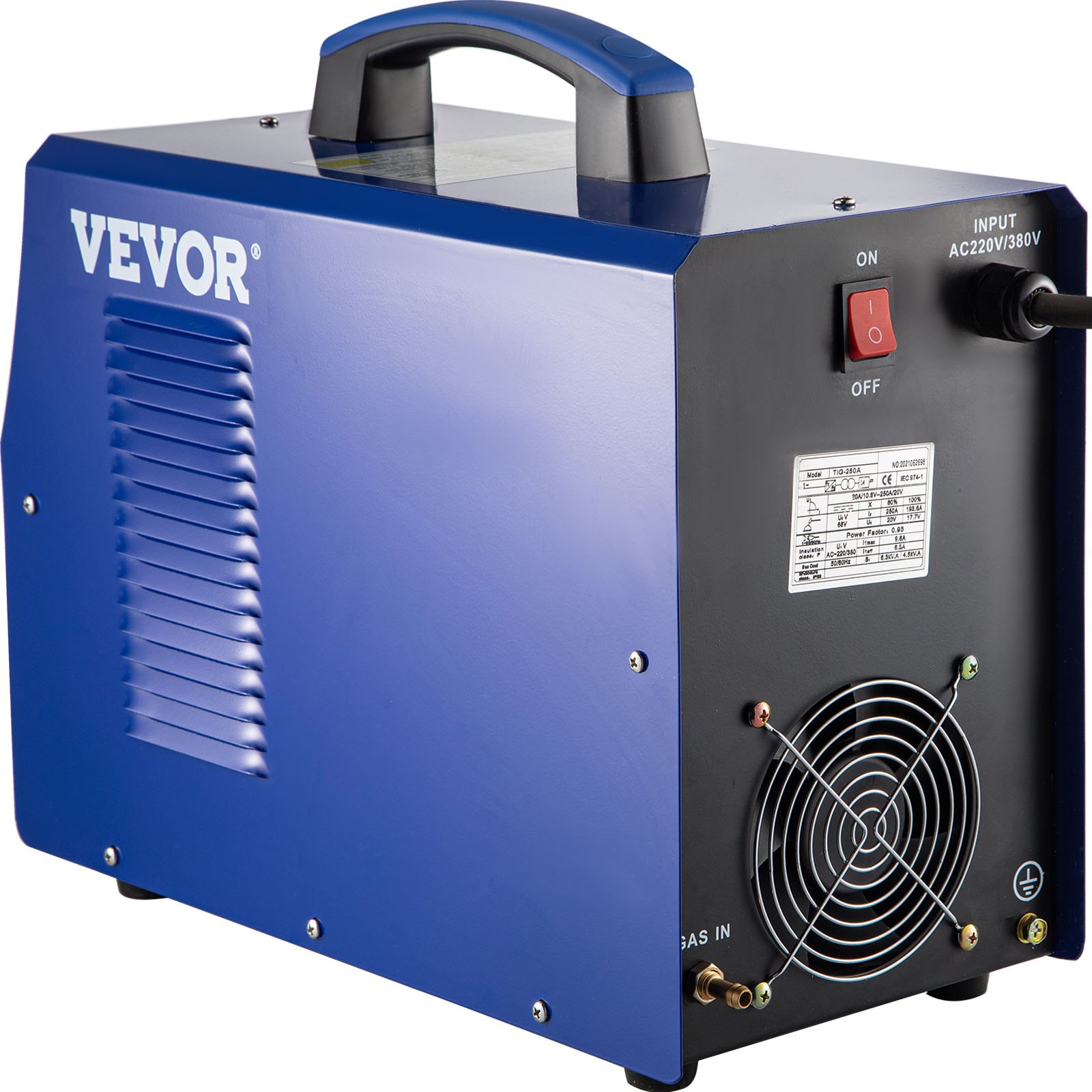 VEVOR TIG MMA ARC Inverter Welding Welder Machine 200A 8.9kVA Portable Welder