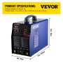 VEVOR TIG Welder ac/dc, 3 in 1 Welding Machine, 220V TIG Welder Machine, 200A Aluminum TIG Welder, MMA Welding Machine With Inverter IGBT, Digital Control ARC Welding Machine, Blue Multiprocess Welder