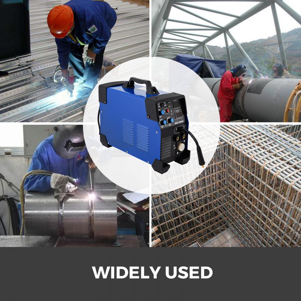 MIG Welder Welding Machine MIG-200 MIG/TIG/MMA Stick 3-in-1 Inverter Welder 220V