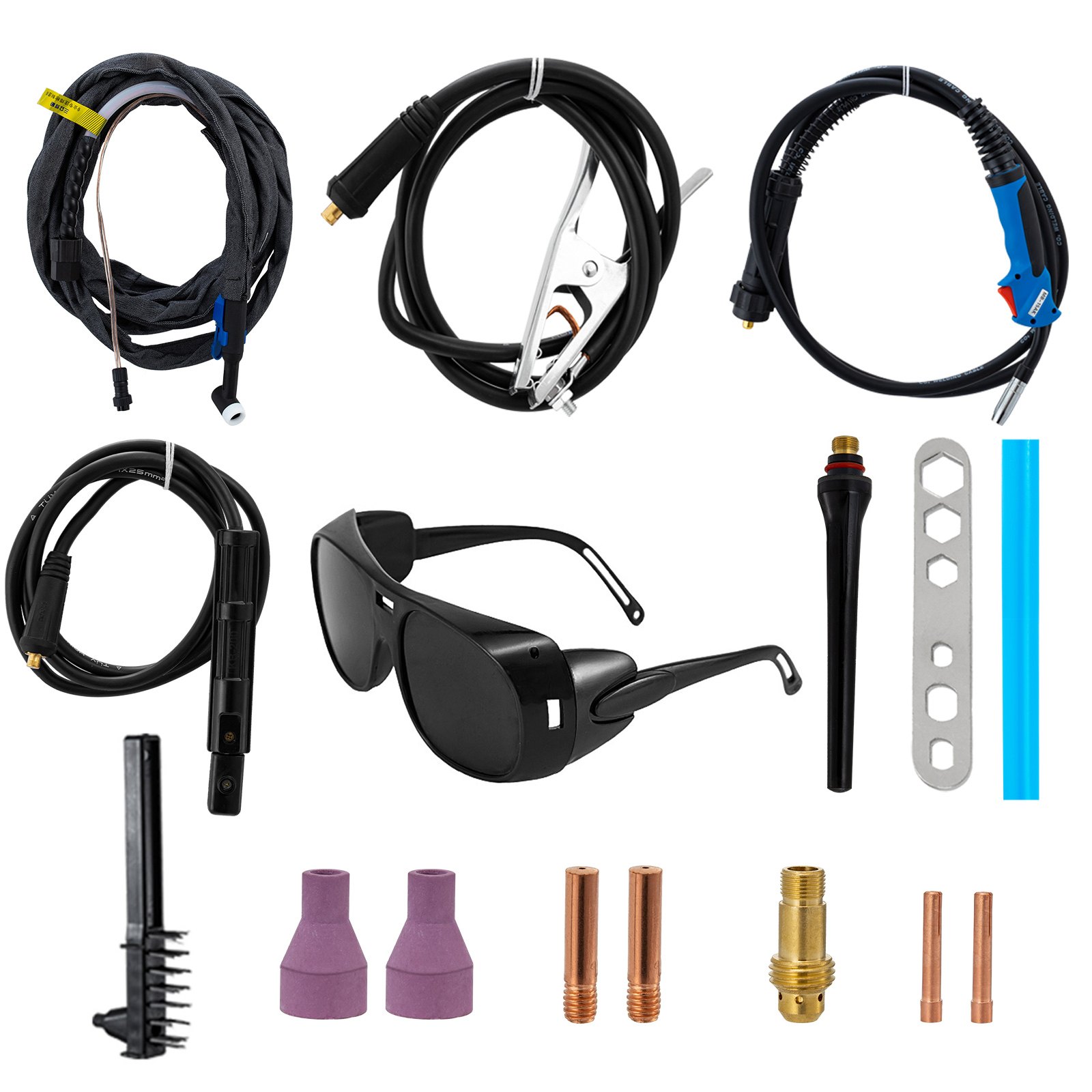 MIG Welder Welding Machine MIG-200 MIG/TIG/MMA Stick 3-in-1 Inverter Welder 220V