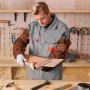 VEVOR Leather Welding Sleeves, Heavy Duty Cowhide Flame Resistant Work Sleeves for Arm Protection, Heat-Resistant Safety Sleeve for Welding, Blacksmithing, Woodworking, Gardening