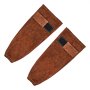 VEVOR Leather Welding Sleeves, Heavy Duty Cowhide Flame Resistant Work Sleeves for Arm Protection, Heat-Resistant Safety Sleeve for Welding, Blacksmithing, Woodworking, Gardening