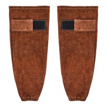VEVOR Leather Welding Sleeves Heavy Duty Cowhide Flame Resistant Work Sleeves