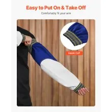 VEVOR Flame Resistant Welding Sleeves Heavy Duty Sheepskin & FR Cotton Sleeves