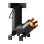 VEVOR Camping Rocket Stove, Wood Burning Portable Rocket Stove with Carrying Bag for Backpacking, Carbon Steel, Burn Wood, Twigs or Sticks for Outdoor Cooking, Backyard, Camp Cooking, Heating, Black