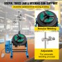 VEVOR Rotary Welding Positioner 30KG Welder Turntable Table 0-90o Positioning Turntable 1-15 RPM Welder Positioning Machine w/ 310mm 3-Jaw Lathe Chuck 110V for Cutting, Grinding, Assembly and Testing