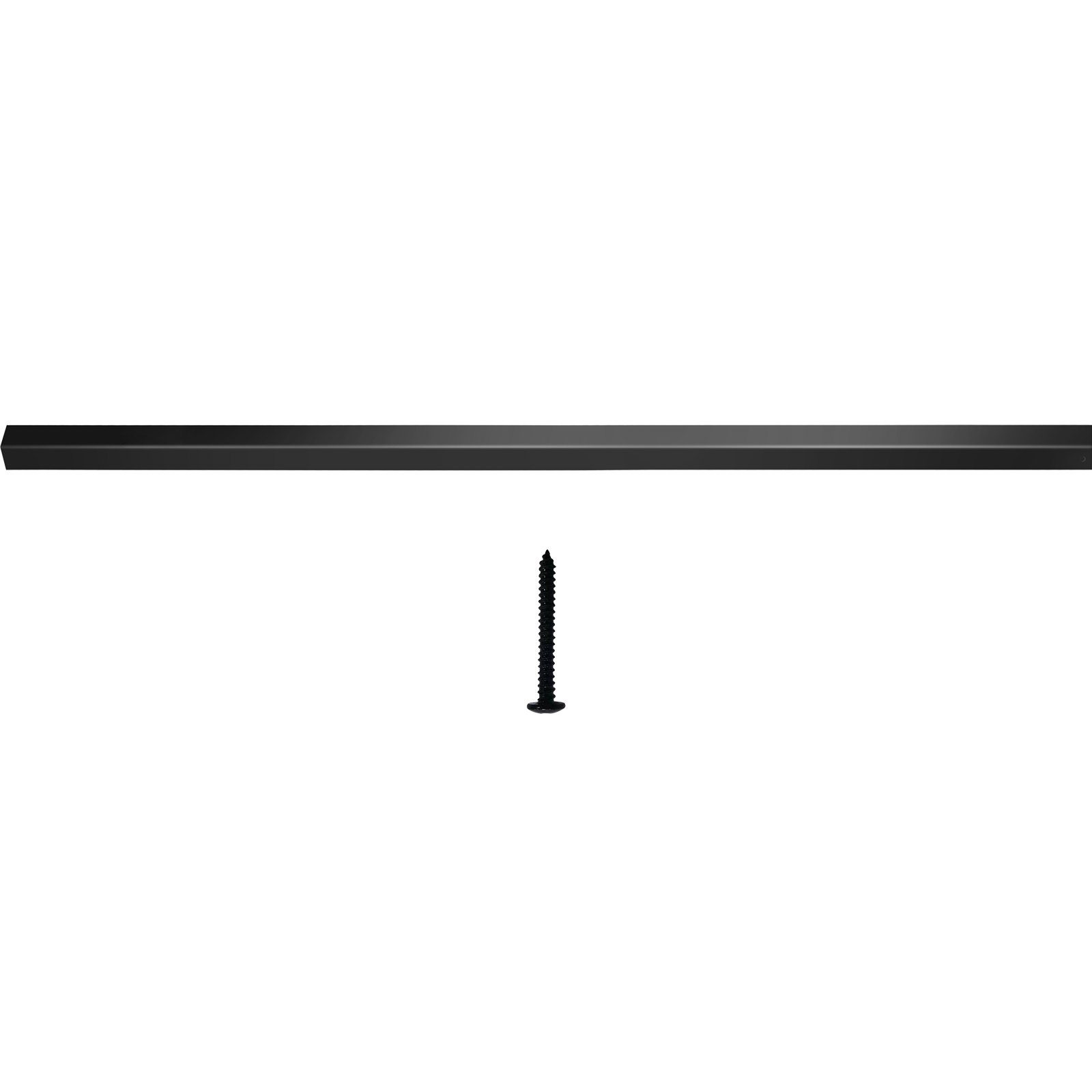 black VEVOR deck balusters and screw on a white background.