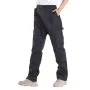 VEVOR FR Pants for Men, 100% Cotton, Flame-Resistant Cargo Pants with Multi-Pockets and Elastic Waist, Reinforced Tear-proof Stitching, Ideal for Welding Work and Casual Wear, M Size, Black