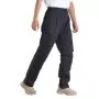 VEVOR FR Pants for Men, 100% Cotton, Flame-Resistant Cargo Pants with Multi-Pockets and Elastic Waist, Reinforced Tear-proof Stitching, Ideal for Welding Work and Casual Wear, M Size, Black