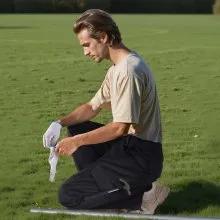 VEVOR FR Pants for Men, 9 oz 100% Cotton, Flame-Resistant Cargo Pants with Multi-Pockets and Elastic Waist, Reinforced Tear-proof Stitching, Ideal for Welding Work and Casual Wear, M Size, Black