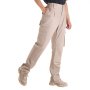 VEVOR FR Pants for Men, 9 oz 100% Cotton, Flame-Resistant Cargo Pants with Multi-Pockets and Elastic Waist, Reinforced Tear-proof Stitching, Ideal for Welding Work and Casual Wear, XL Size, Khaki