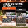 VEVOR Fire Pit Wind Guard, 740 x 214mm Round Glass Flame Shield, 6mm Thick Fire Table Accessory, Clear Tempered Glass Flame Guard for Propane, Gas, Outdoor, Patio, Backyard