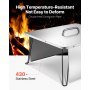 Fire Pit Heat Deflector 25x25x14 in Outdoor Burner Cover Stainless Steel