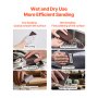 Sanding Sponge 10Pcs 60/80/120/180/220 Washable & Reusable Sanding Blocks
