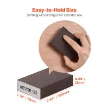 Sanding Sponge 10Pcs 60/80/120/180/220 Washable & Reusable Sanding Blocks