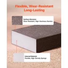 Sanding Sponge 4Pcs 60/80/120/220 Washable and Reusable Sanding Blocks