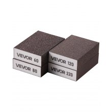 Sanding Sponge 4Pcs 60/80/120/220 Washable and Reusable Sanding Blocks