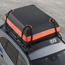 Universal Roof Rack Cargo Carrier Basket 51x36x4.1 in Car Top Luggage Holder Bag