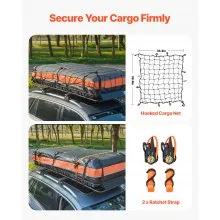 Universal Roof Rack Cargo Carrier Basket 84x39x4.1 in Car Top Luggage Holder Bag