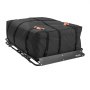 VEVOR Roof Rack Cargo Basket, 1295 x 914 x 102 mm, Heavy Duty Roof Top Carrier Basket with Folding Design, 90.72 kg Capacity, All-Weather Easy-Install Car Top Luggage Holder, Universal for SUV Truck